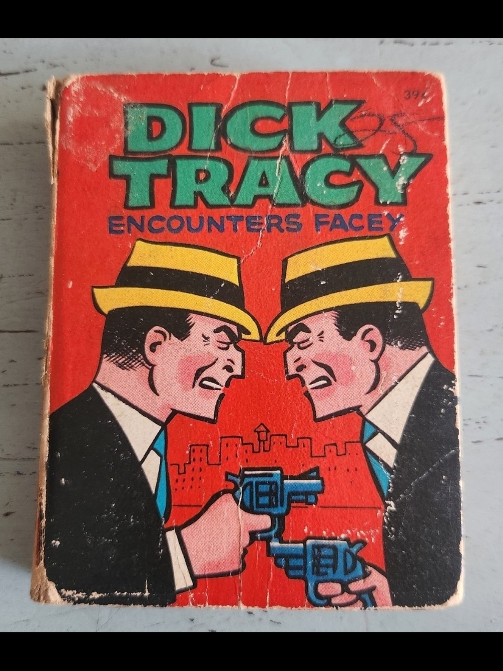 Vintage 1967 Big Little Book Dick Tracy Encounters Facey Hardcover Whitman!
